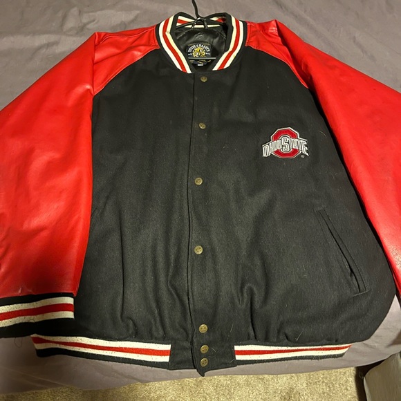 Ohio State jacket;good condition;SIZE XXXL has few small tares near wrist areas - Picture 12 of 14